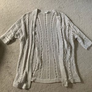 cream cardigan size s